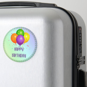 Alles Gute zum Geburtstag, beliebtes Design, Magnet