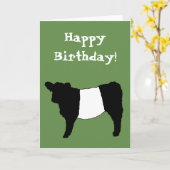 Alles Gute zum Geburtstag Beltie schnallte Karte (Gelbe Blume)