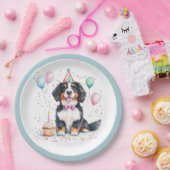 Alles Gute zum Geburtstag Berner Sennenhund Pappteller (Party)