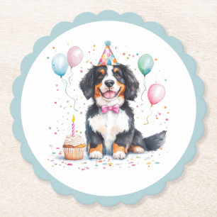 Alles Gute zum Geburtstag Berner Sennenhund Untersetzer