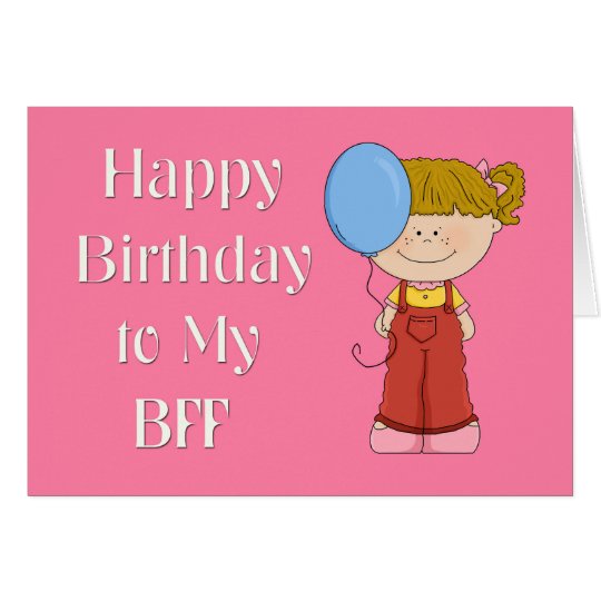 Alles Gute zum Geburtstag BESTE FREUNDIN, Mädchen ...