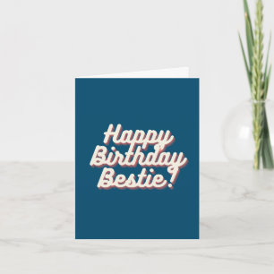 Alles Gute zum Geburtstag Beste Freundin   Türkis Karte