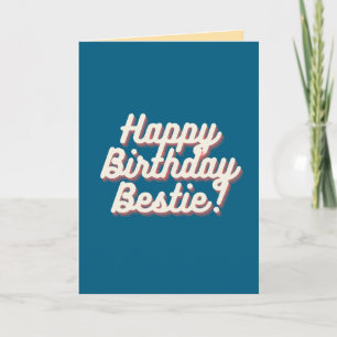Alles Gute zum Geburtstag Beste Türkis Karte