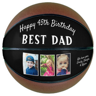 Alles Gute zum Geburtstag Bester Vater 3 Foto-Coll Basketball