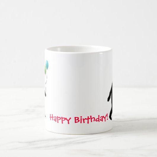 Alles Gute zum Geburtstag Bigfoots! Kaffeetasse (Mittel)