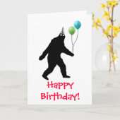 Alles Gute zum Geburtstag Bigfoots! Karte (Gelbe Blume)