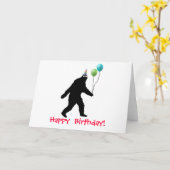 Alles Gute zum Geburtstag Bigfoots! Karte (Gelbe Blume)