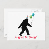 Alles Gute zum Geburtstag Bigfoots! Postkarte (Vorne/Hinten)