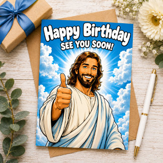 Alles Gute zum Geburtstag — Bis Bald! Karte