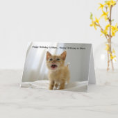 Alles Gute zum Geburtstag bis zur Mew Karte (Gelbe Blume)