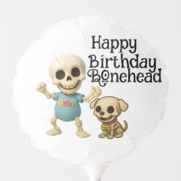 Alles Gute zum Geburtstag Bonehead – Die Boneheads Ballon