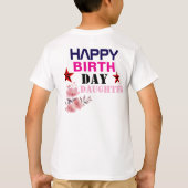 Alles Gute zum Geburtstag BoY T-Shirt (Rückseite)