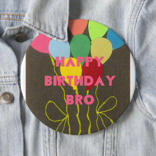 Alles Gute zum Geburtstag Bruder Button