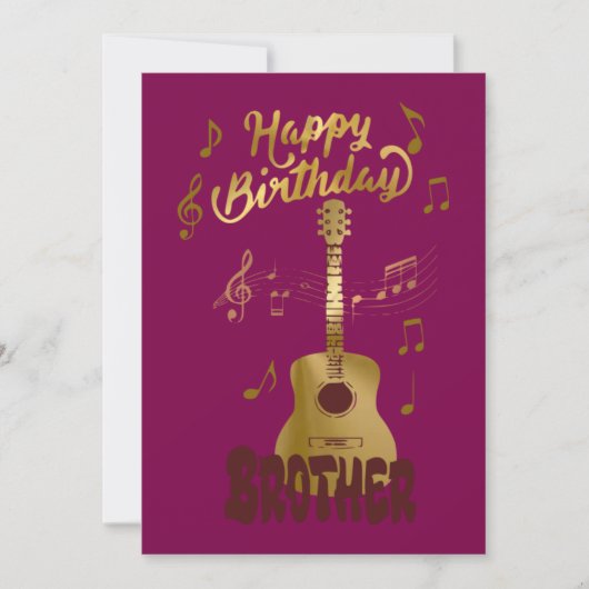 Alles Gute zum Geburtstag Brüder Einladung (Vorderseite)