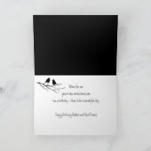 Alles Gute zum Geburtstag, Brüderspezialfreund, zw Karte (Innenseite)