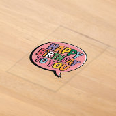Alles Gute zum Geburtstag Bubble Acryleinladungen (Ablage )