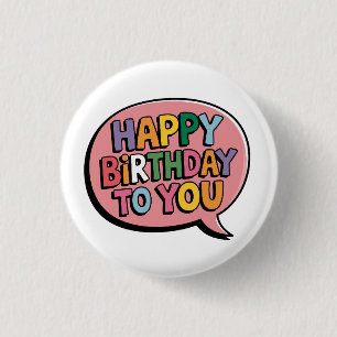 Alles Gute zum Geburtstag Bubble Button
