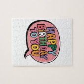 Alles Gute zum Geburtstag Bubble Puzzle (Horizontal)