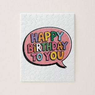 Alles Gute zum Geburtstag Bubble Puzzle