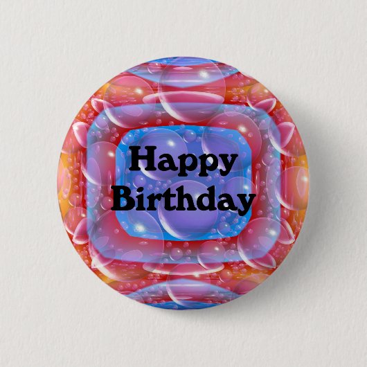 Alles Gute zum Geburtstag Button (Vorderseite)