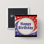 Alles Gute zum Geburtstag Button (Vorne & Hinten)