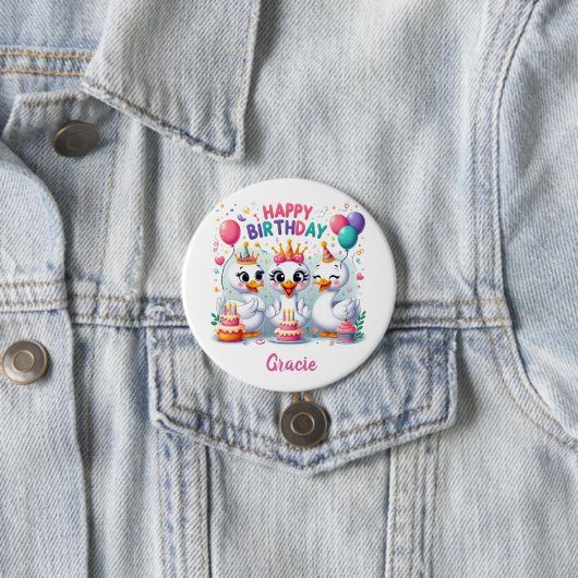 ALLES GUTE ZUM GEBURTSTAG BUTTON (Beispiel)
