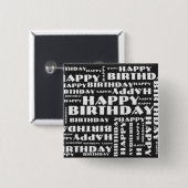 Alles Gute zum Geburtstag Button (Vorne & Hinten)