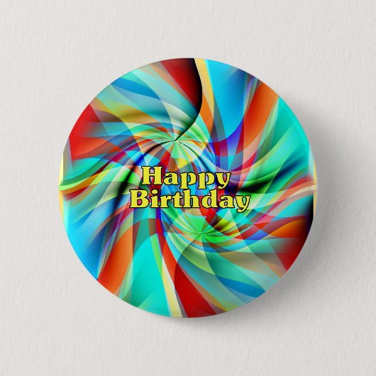 Alles Gute zum Geburtstag Button (Vorderseite)