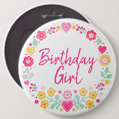 Alles Gute zum Geburtstag Button (Vorne & Hinten)