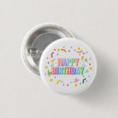 Alles Gute zum Geburtstag Button (Vorne & Hinten)
