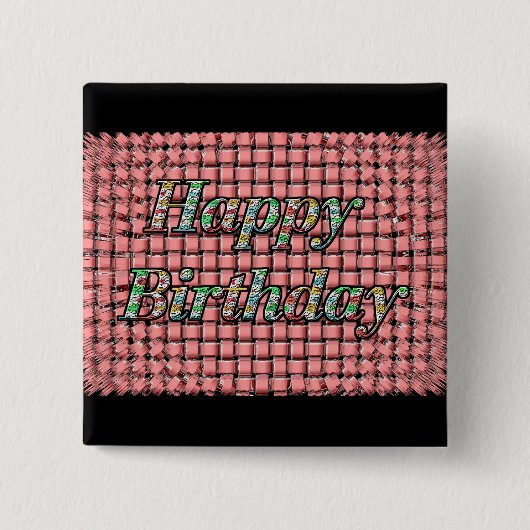 Alles Gute zum Geburtstag Button (Vorderseite)