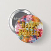 Alles Gute zum Geburtstag Button (Vorne & Hinten)