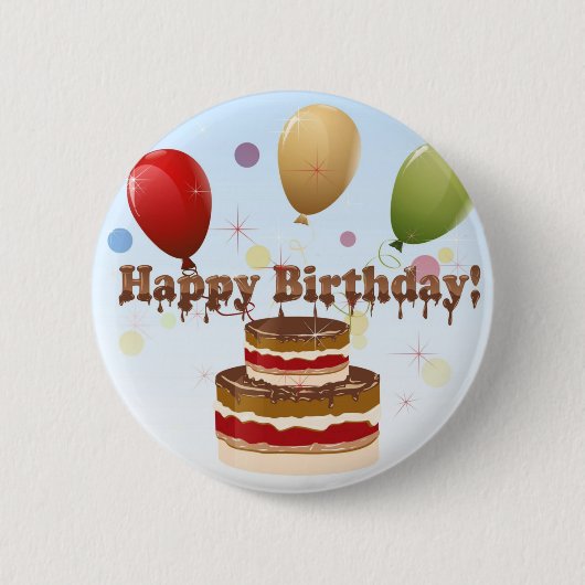 Alles Gute zum Geburtstag Button (Vorderseite)