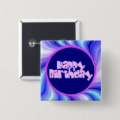 Alles Gute zum Geburtstag Button (Vorne & Hinten)