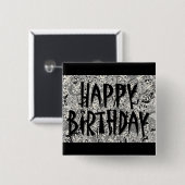 Alles Gute zum Geburtstag Button (Vorne & Hinten)