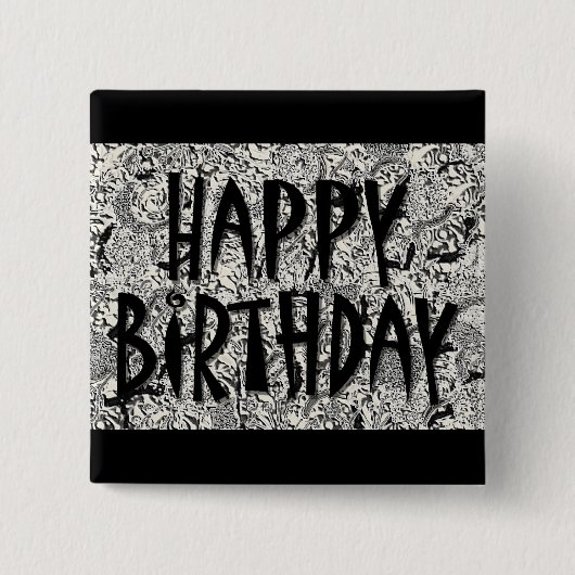 Alles Gute zum Geburtstag Button (Vorderseite)