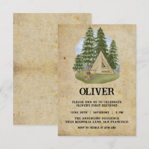 Alles Gute zum Geburtstag Camper Einladung