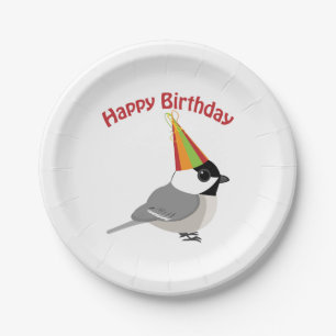 Alles Gute zum Geburtstag Chickadee Pappteller