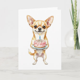 Alles Gute zum Geburtstag Chihuahua-Mama Süßer Hun Karte