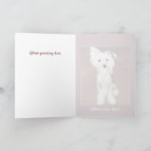 Alles Gute zum Geburtstag (chinesischer Hund) Karte (Innenseite)