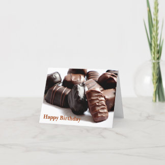 Alles Gute zum Geburtstag!! Chocolate Grußkarte Nr Karte