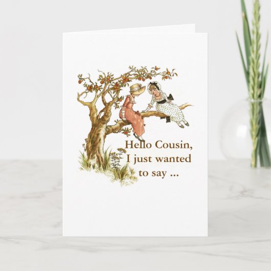Alles Gute zum Geburtstag, Cousin Karte (Vorderseite)