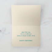 "Alles Gute zum Geburtstag, Cousin-" Karte (Innenseite)