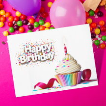 Alles Gute zum Geburtstag Cupcake
