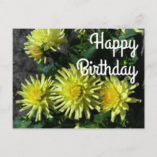 Alles Gute zum Geburtstag Dahlia Lakeview Glow #1  Postkarte