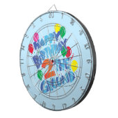 Alles Gute zum Geburtstag Dartscheibe (Vorderseite rechts)