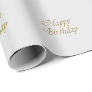 Alles Gute zum Geburtstag Design Geschenkpapier