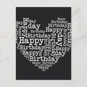 Alles Gute zum Geburtstag Design Postkarte