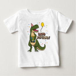 Alles Gute zum Geburtstag Dinosaurier T-Rex Baby T-shirt