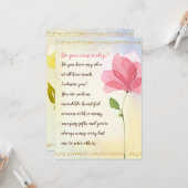 Alles Gute zum Geburtstag, du bist es wert! Karte (Vorderseite/Rückseite Beispiel)